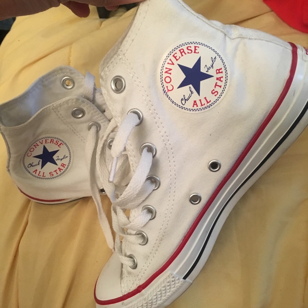 White High Top Converse